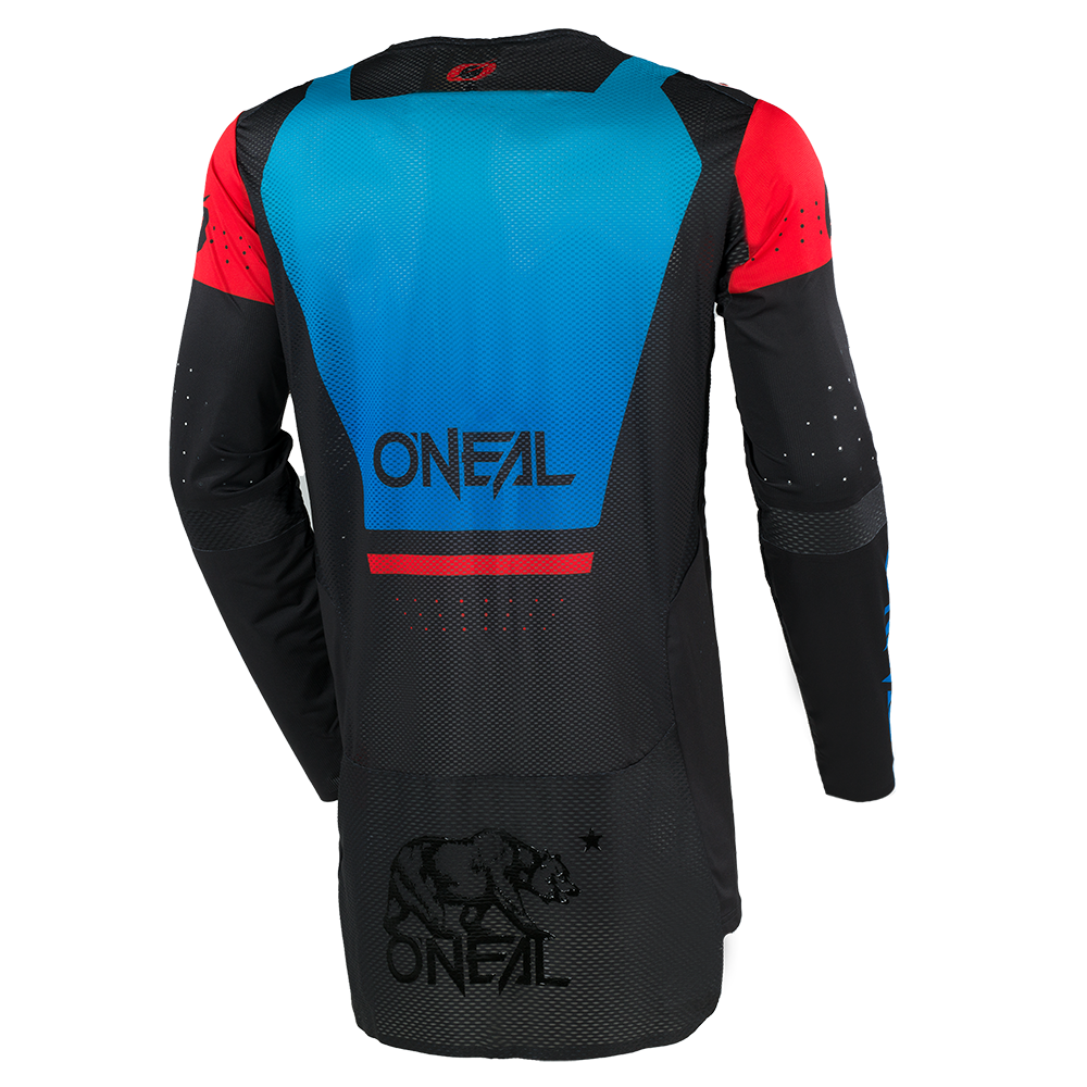 O'Neal maglietta cross PRODIGY FIVE FOUR nero/blu - immagine 2
