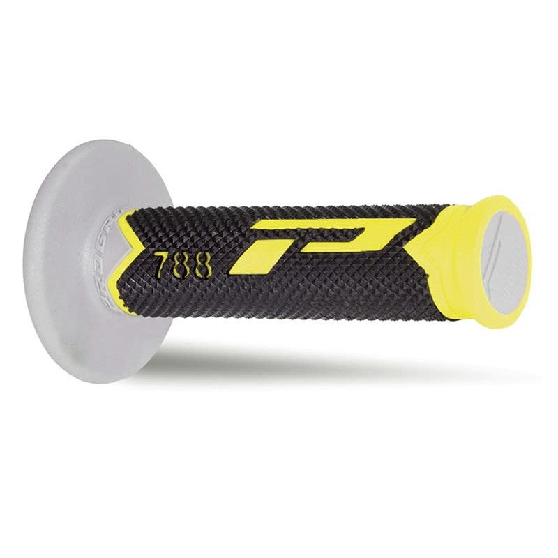 Coppia manopole Pro Grip 788 - giallo nero grigio