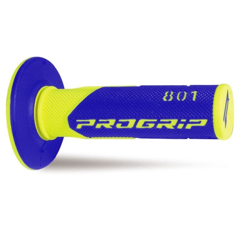 Coppia manopole Pro Grip 801 - giallo fluo blu
