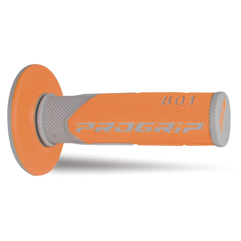 Coppia manopole Pro Grip 801 - grigio arancione
