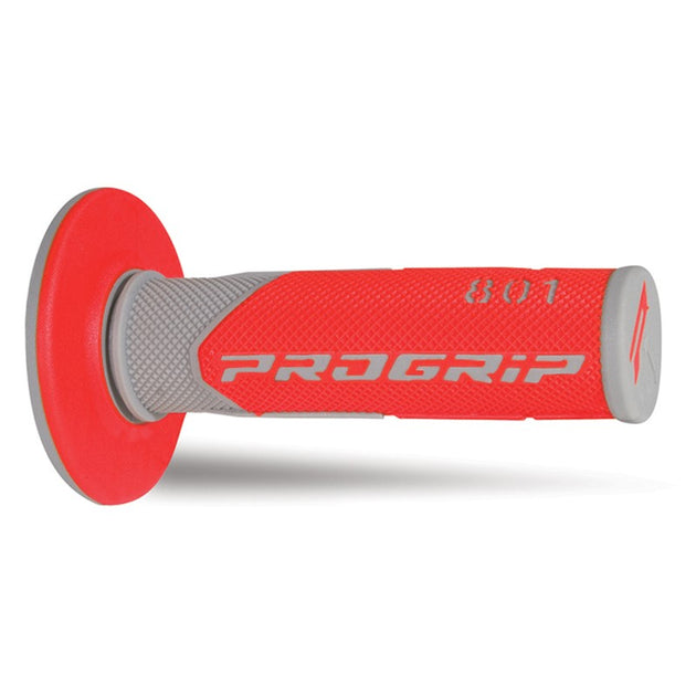 Coppia manopole Pro Grip 801 - grigio rosso