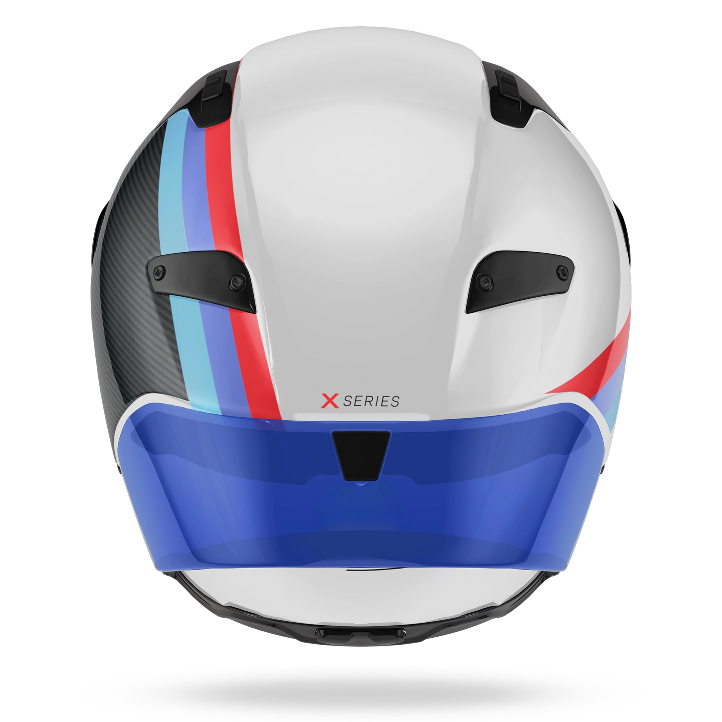 Nolan casco integrale X-804 RS ULTRA CARBON GEMINI Bianco / Blu / Rosso - M