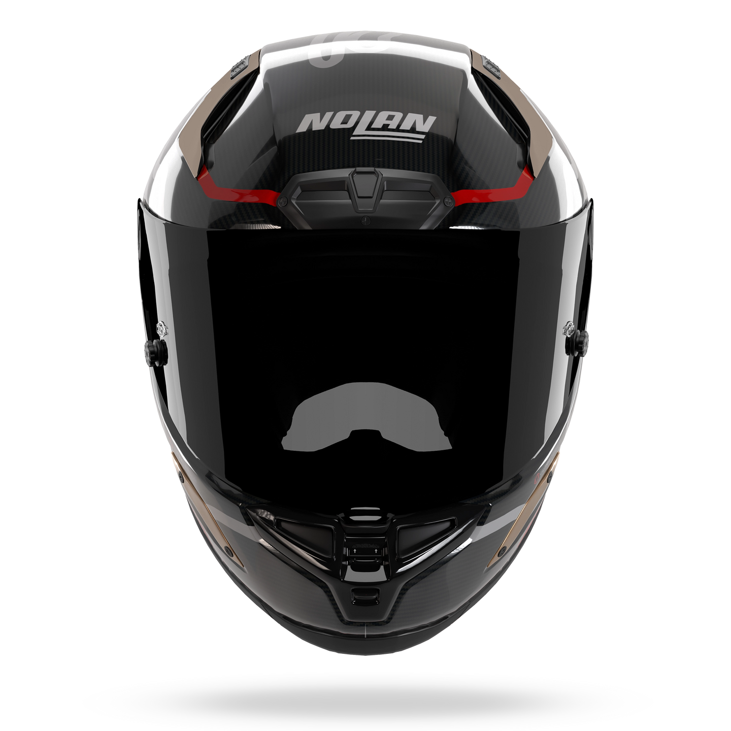 Nolan casco integrale X-804 RS ULTRA CARBON SBK Nero / Rosso / Oro - S