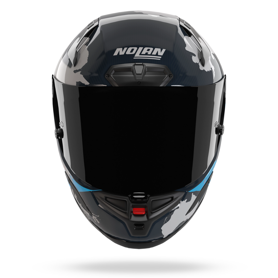 Nolan casco integrale X-804 RS ULTRA CARBON CHECA 30TH ANNIVERSARY SPECIAL EDITION Blu liquido / Bianco - S