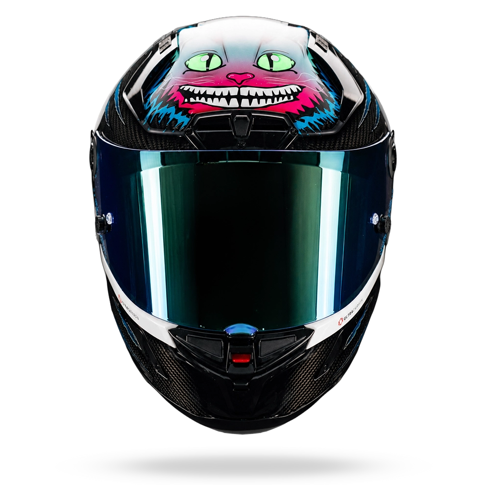 Nolan casco integrale X-804 RS ULTRA CARBON REPLICA HERBERTSON Aquamarina / Bianco - XXS
