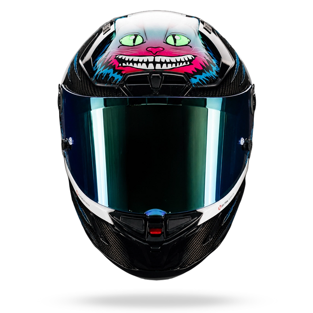 Nolan casco integrale X-804 RS ULTRA CARBON REPLICA HERBERTSON Aquamarina / Bianco - XXS