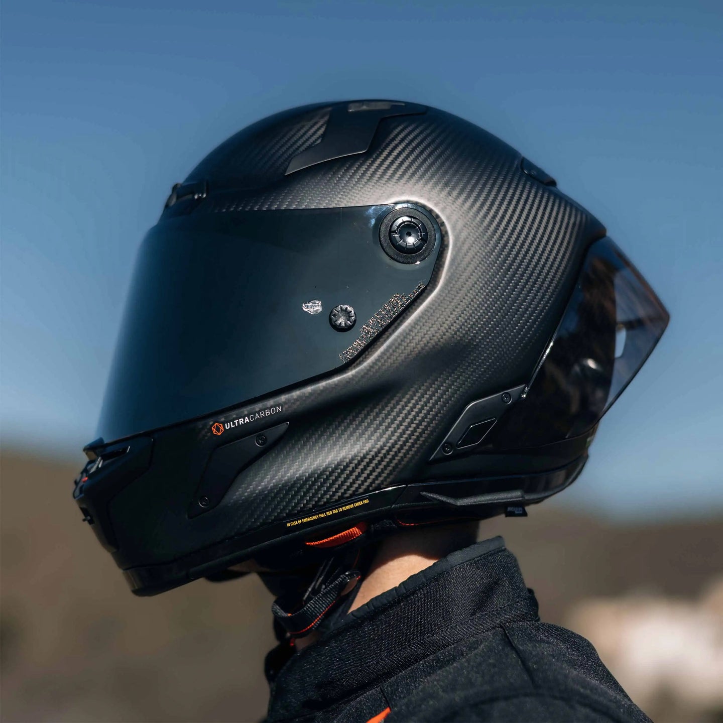 Nolan casco integrale X-804 RS ULTRA CARBON PURO Nero Matte - M