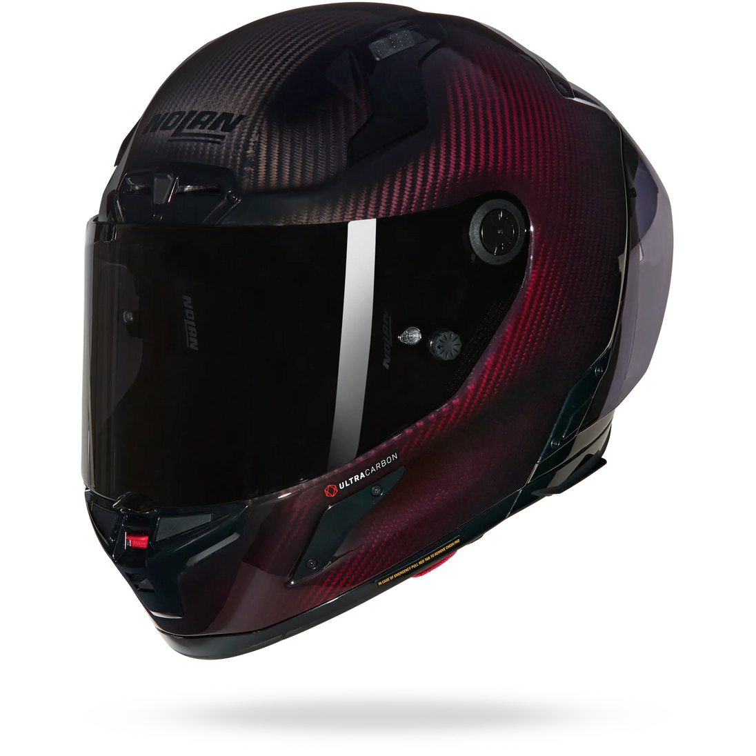 Nolan casco integrale X-804 RS ULTRA CARBON LIQUIDO Rosso - XXS