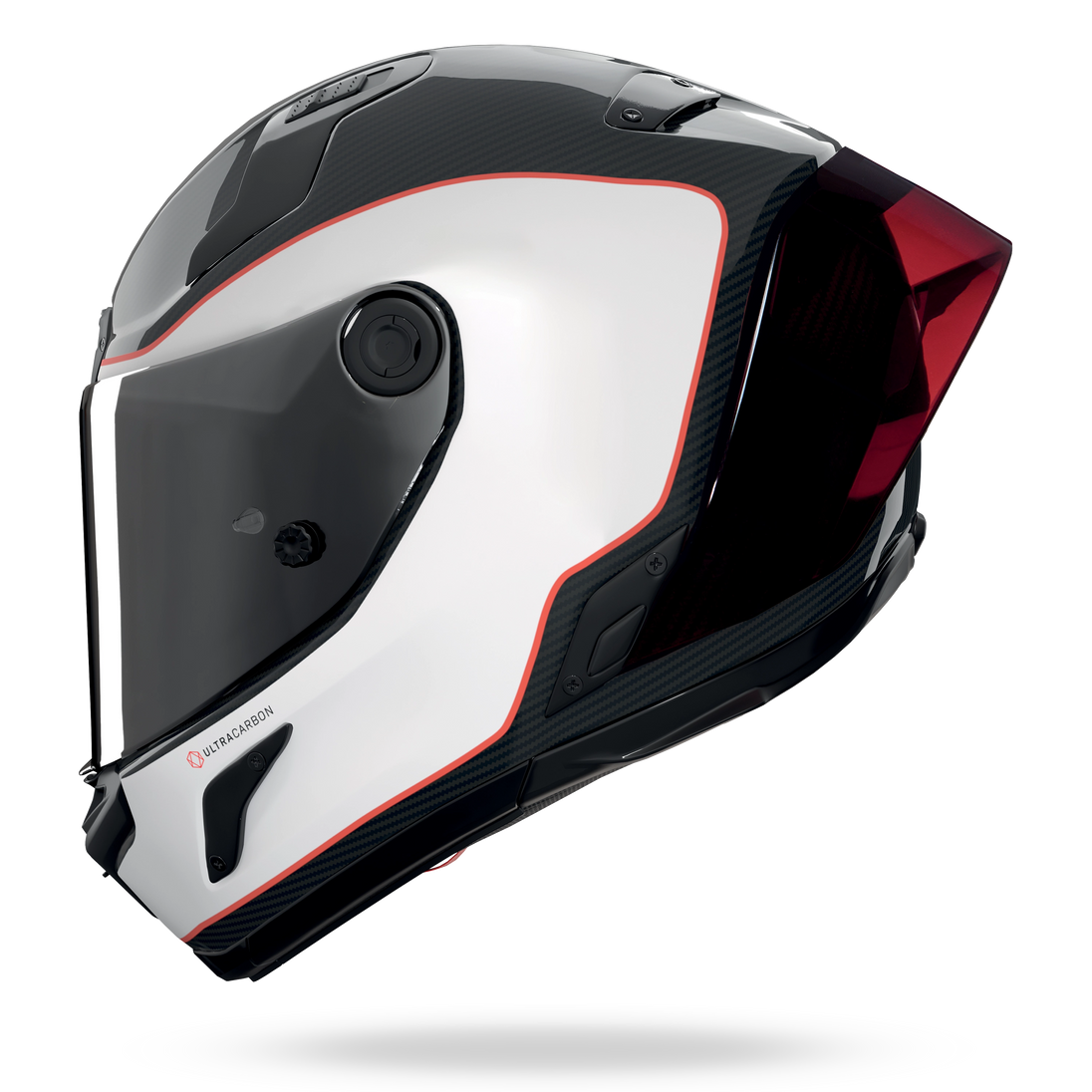Nolan casco integrale X-804 RS ULTRA CARBON ASSO DI PICCHE Bianco / Rosso - XS