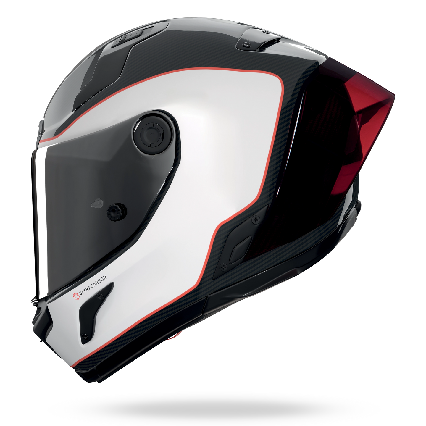 Nolan casco integrale X-804 RS ULTRA CARBON ASSO DI PICCHE Bianco / Rosso - XS