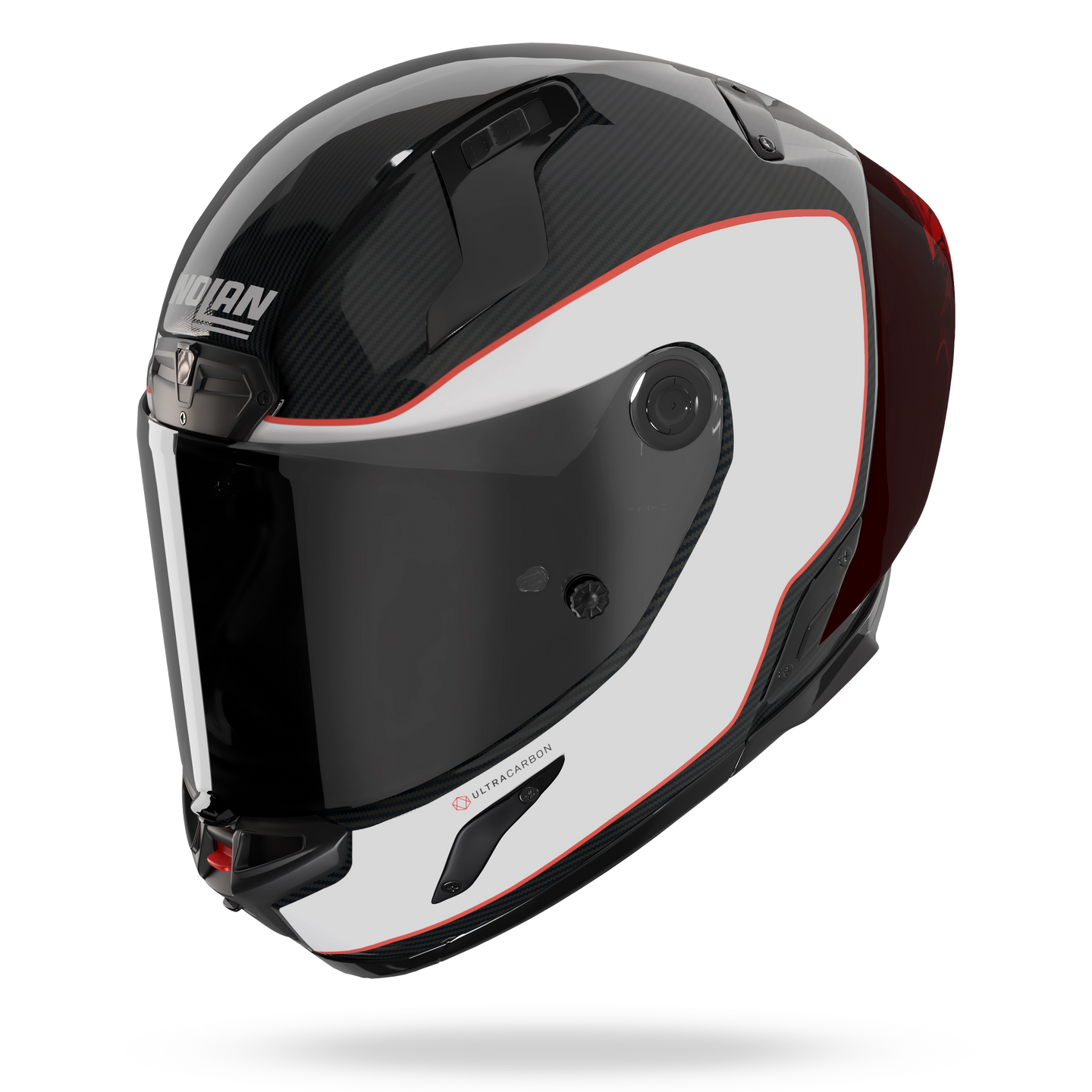 Nolan casco integrale X-804 RS ULTRA CARBON ASSO DI PICCHE Bianco / Rosso - XXS