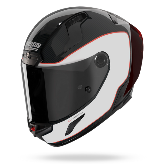 Nolan casco integrale X-804 RS ULTRA CARBON ASSO DI PICCHE Bianco / Rosso - XXS