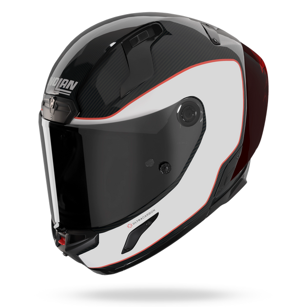 Nolan casco integrale X-804 RS ULTRA CARBON ASSO DI PICCHE Bianco / Rosso - XXS