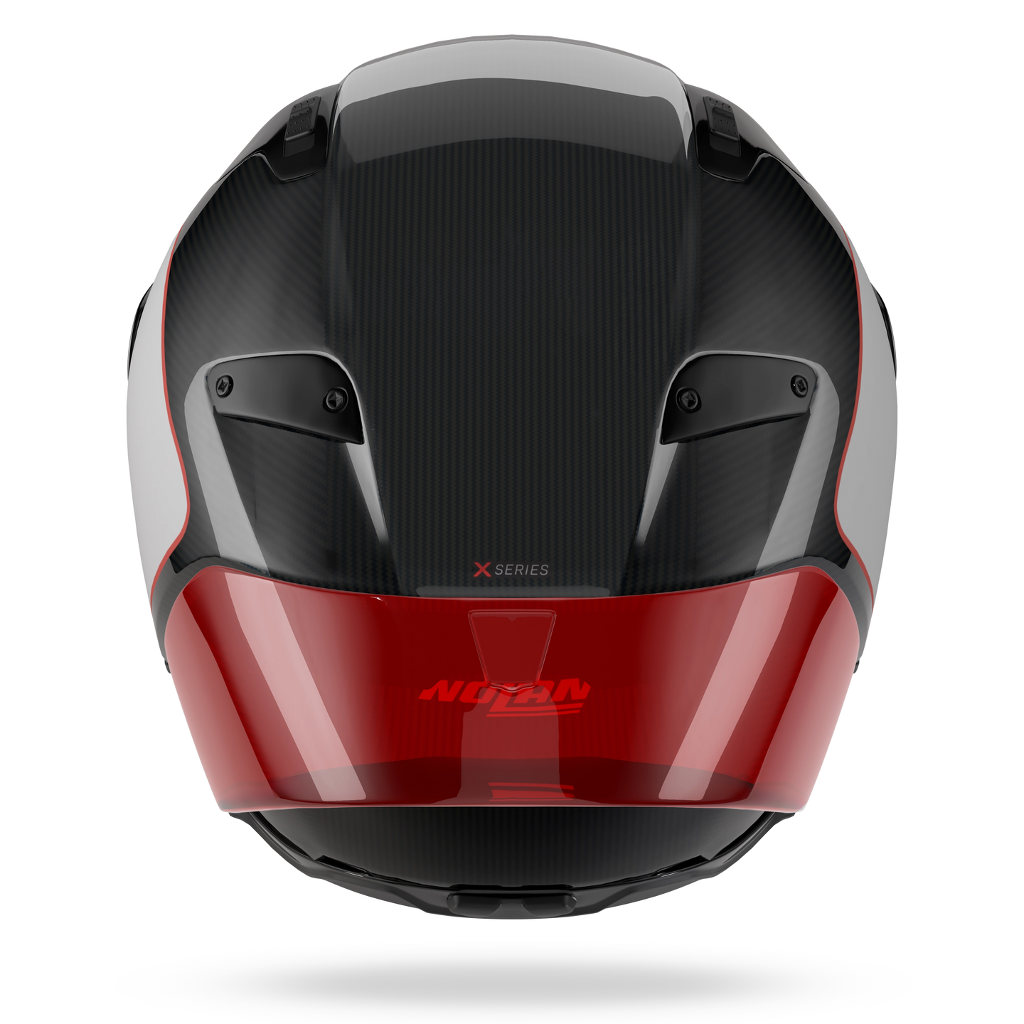 Nolan casco integrale X-804 RS ULTRA CARBON ASSO DI PICCHE Bianco / Rosso - S