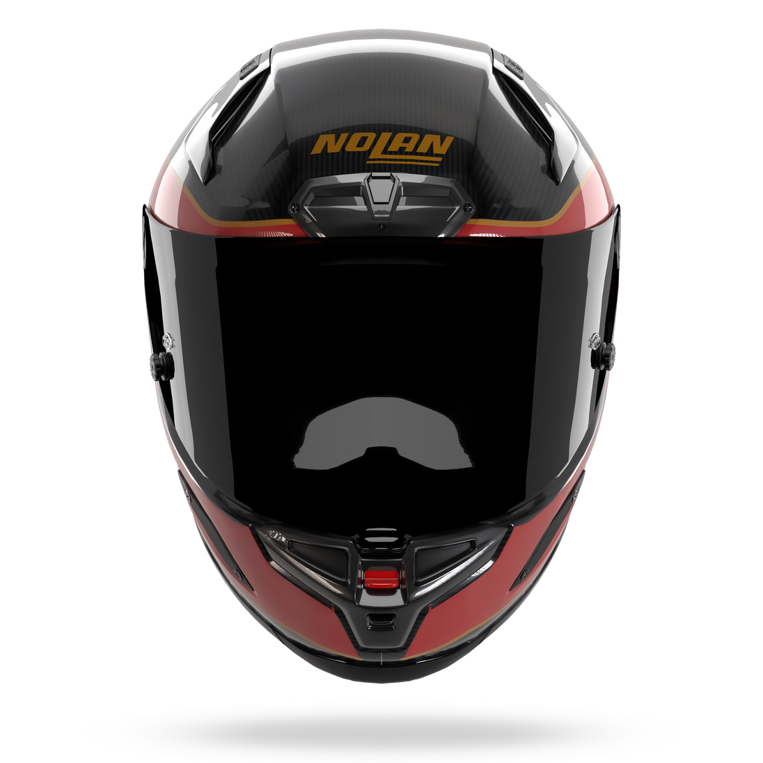 Nolan casco integrale X-804 RS ULTRA CARBON ASSO DI PICCHE Rosso / Sabbia - S