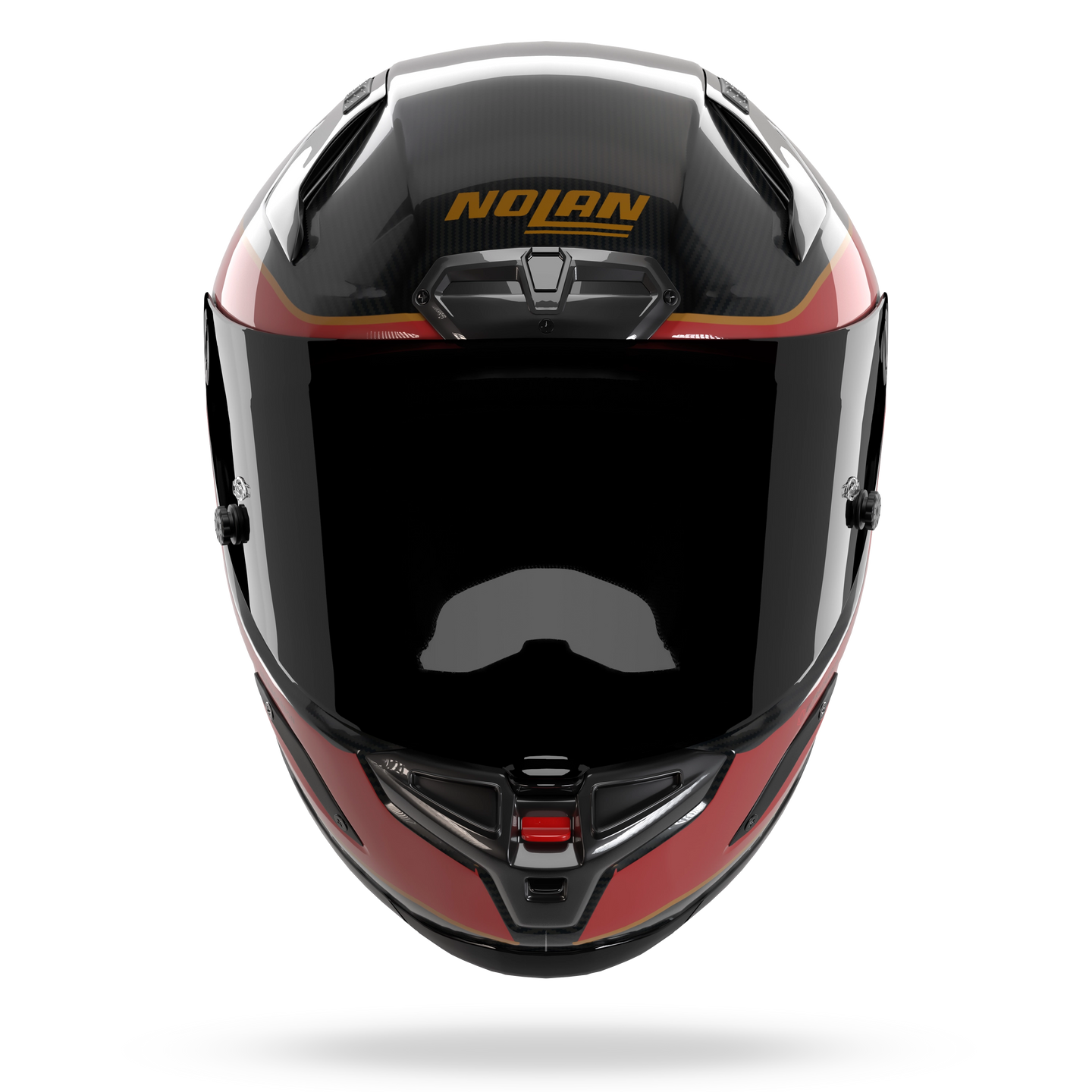 Nolan casco integrale X-804 RS ULTRA CARBON ASSO DI PICCHE Rosso / Sabbia - S