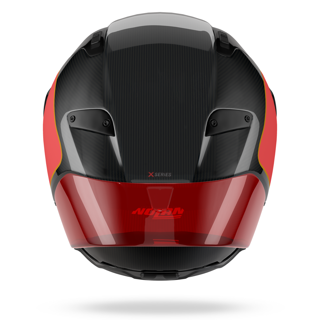 Nolan casco integrale X-804 RS ULTRA CARBON ASSO DI PICCHE Rosso / Sabbia - M