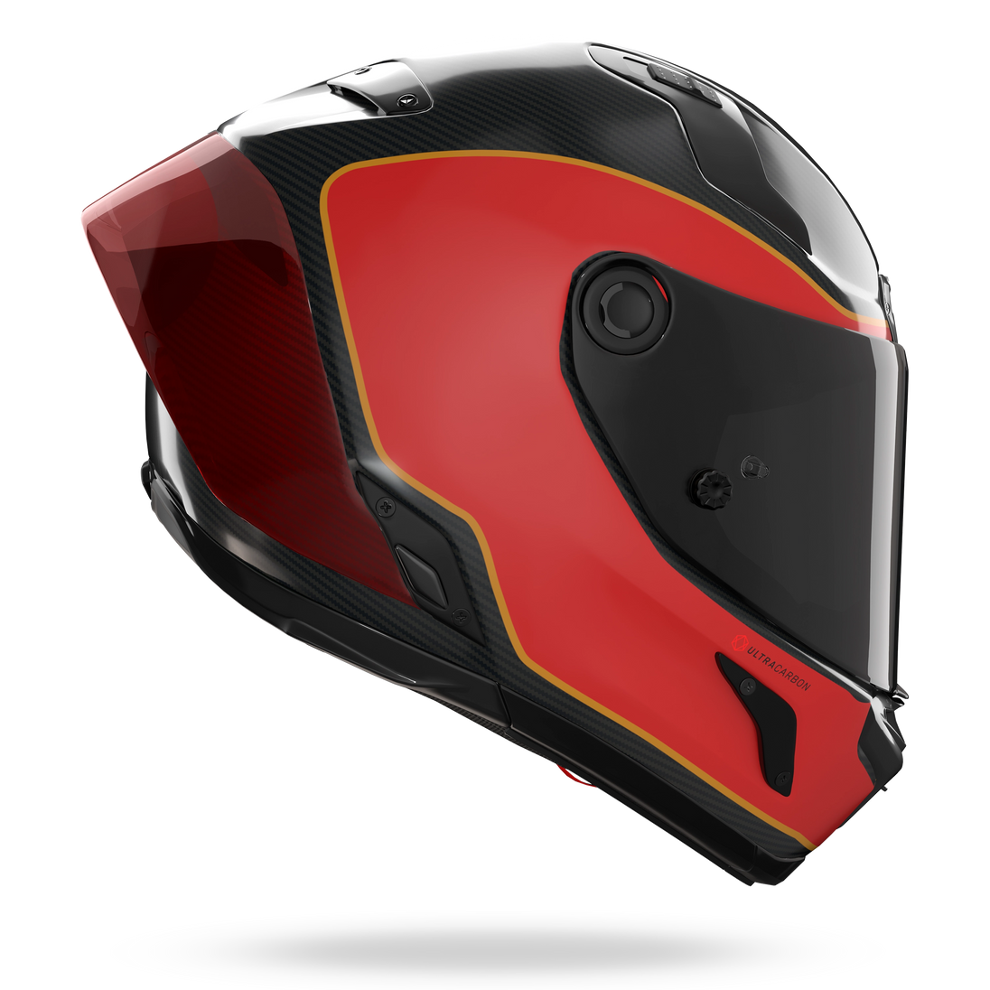 Nolan casco integrale X-804 RS ULTRA CARBON ASSO DI PICCHE Rosso / Sabbia - L