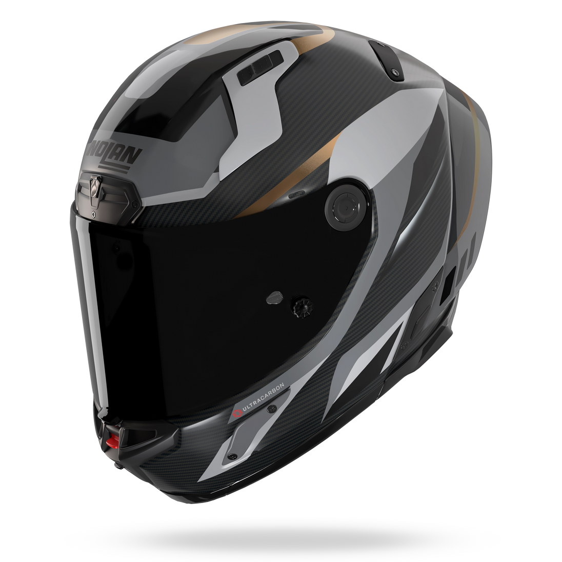 Nolan casco integrale X-804 RS ULTRA CARBON LESMO Nero / Grigio / Oro - XXS
