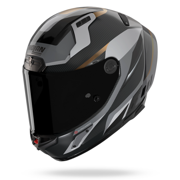 Nolan casco integrale X-804 RS ULTRA CARBON LESMO Nero / Grigio / Oro - XXS