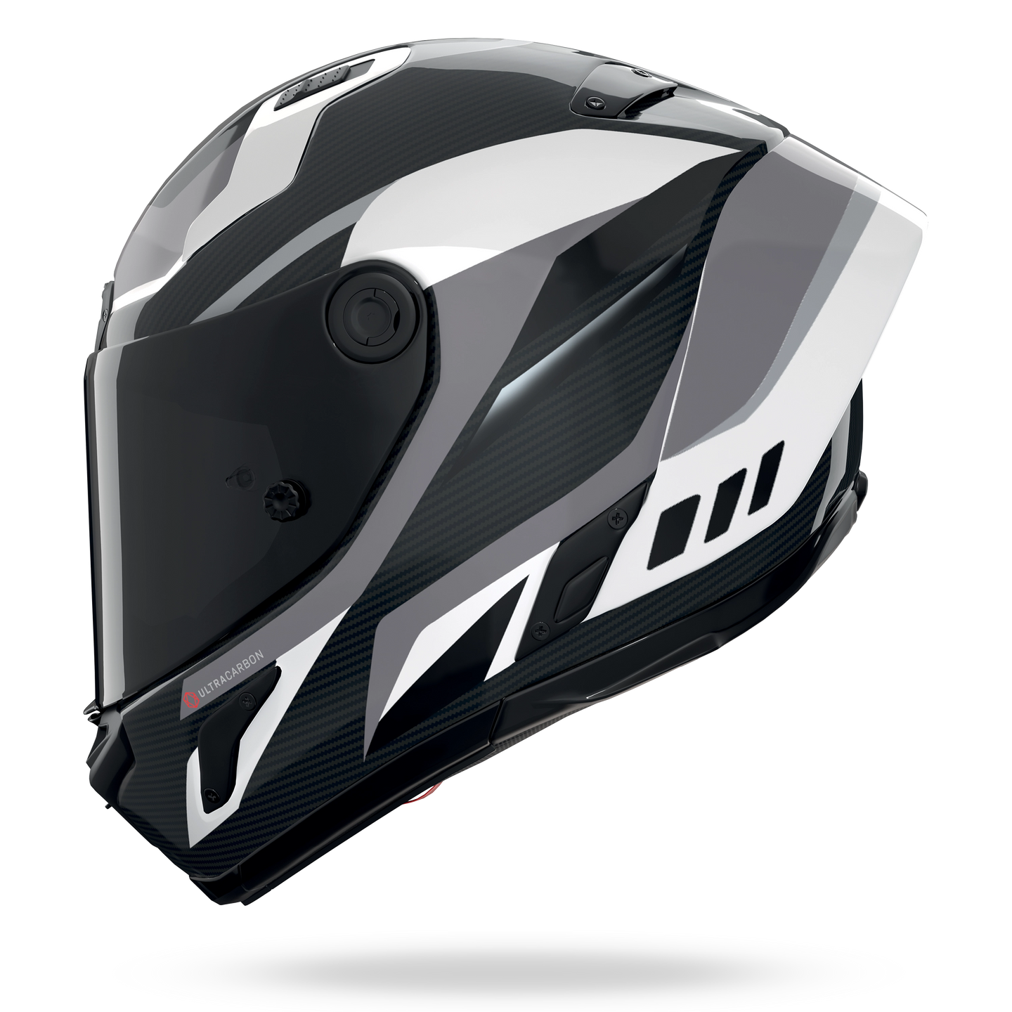 Nolan casco integrale X-804 RS ULTRA CARBON LESMO Bianco / Nero / Grigio - XS