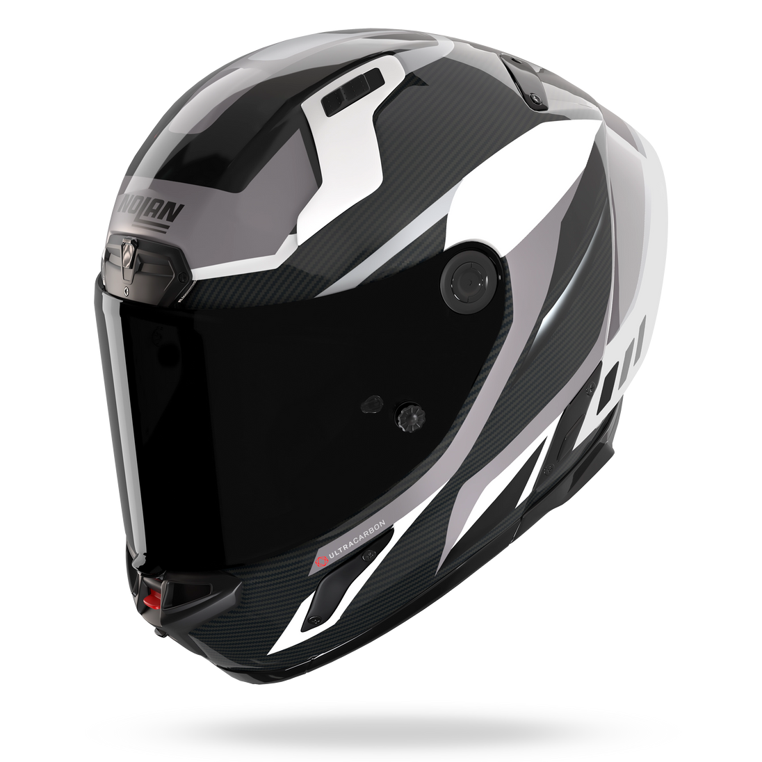 Nolan casco integrale X-804 RS ULTRA CARBON LESMO Bianco / Nero / Grigio - XXS