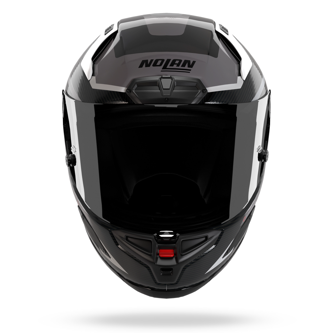 Nolan casco integrale X-804 RS ULTRA CARBON LESMO Bianco / Nero / Grigio - S