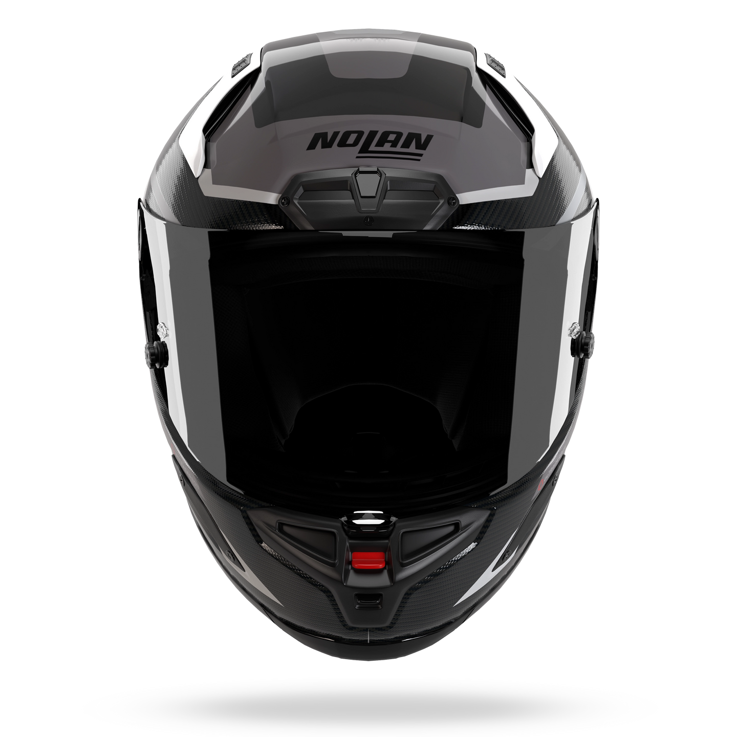 Nolan casco integrale X-804 RS ULTRA CARBON LESMO Bianco / Nero / Grigio - S