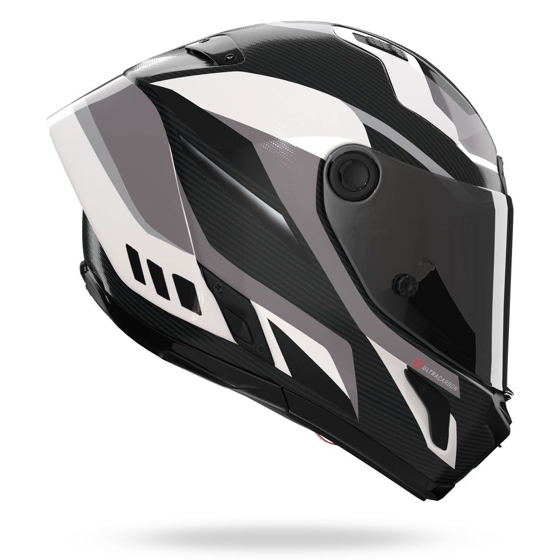 Nolan casco integrale X-804 RS ULTRA CARBON LESMO Bianco / Nero / Grigio - L