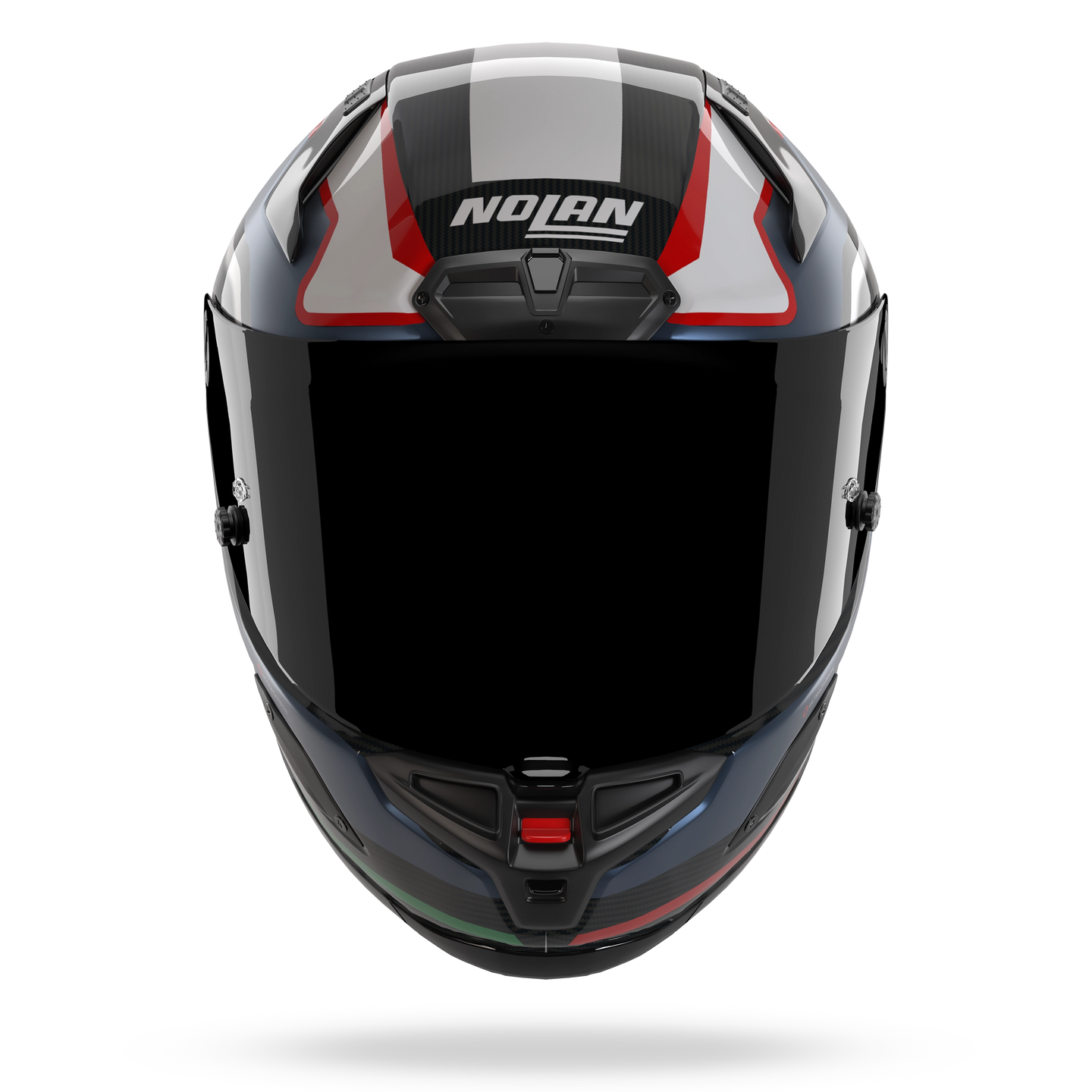 Nolan casco integrale X-804 RS ULTRA CARBON PIEGA Blu profondo / Azzurro / Rosso - S