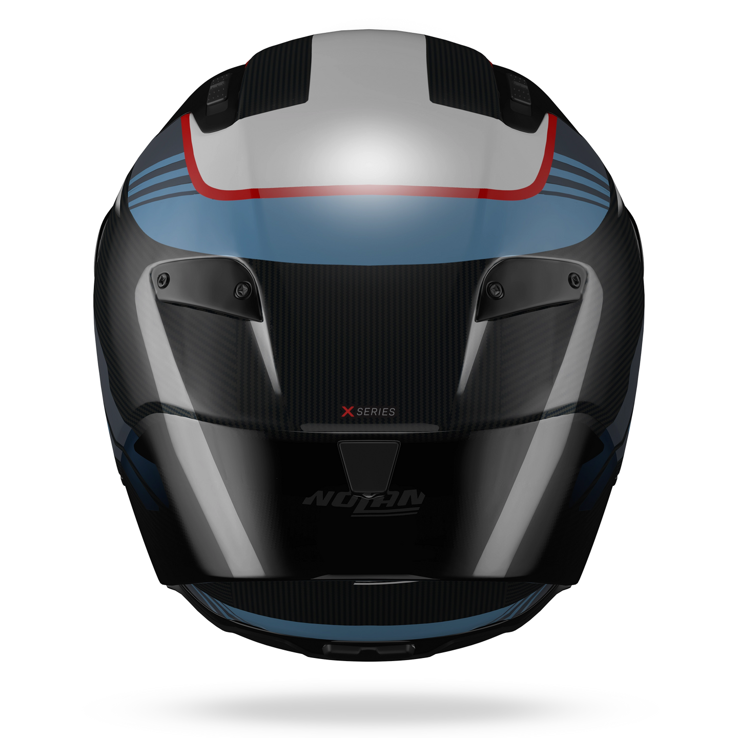 Nolan casco integrale X-804 RS ULTRA CARBON PIEGA Blu profondo / Azzurro / Rosso - M