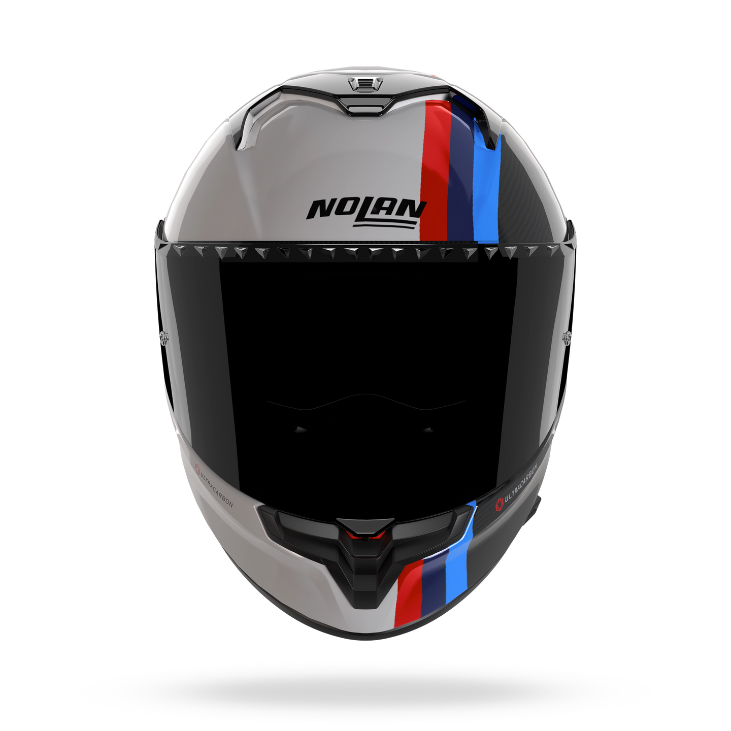 Nolan casco integrale X-904 ULTRA CARBON GEMINI Carbonio / Bianco / Rosso / Blu