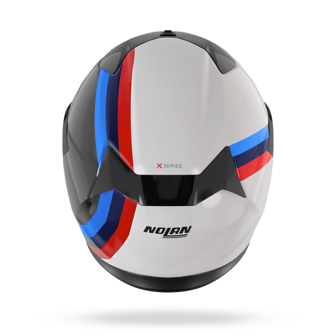 Nolan casco integrale X-904 ULTRA CARBON GEMINI Carbonio / Bianco / Rosso / Blu