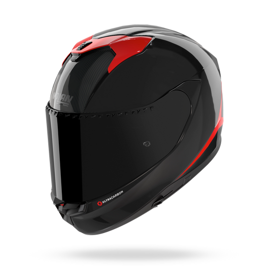 Nolan casco integrale X-904 ULTRA CARBON EMBLEMA Nero / Rosso - XXS
