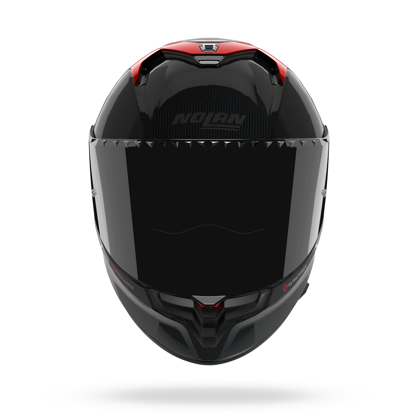 Nolan casco integrale X-904 ULTRA CARBON EMBLEMA Nero / Rosso - S