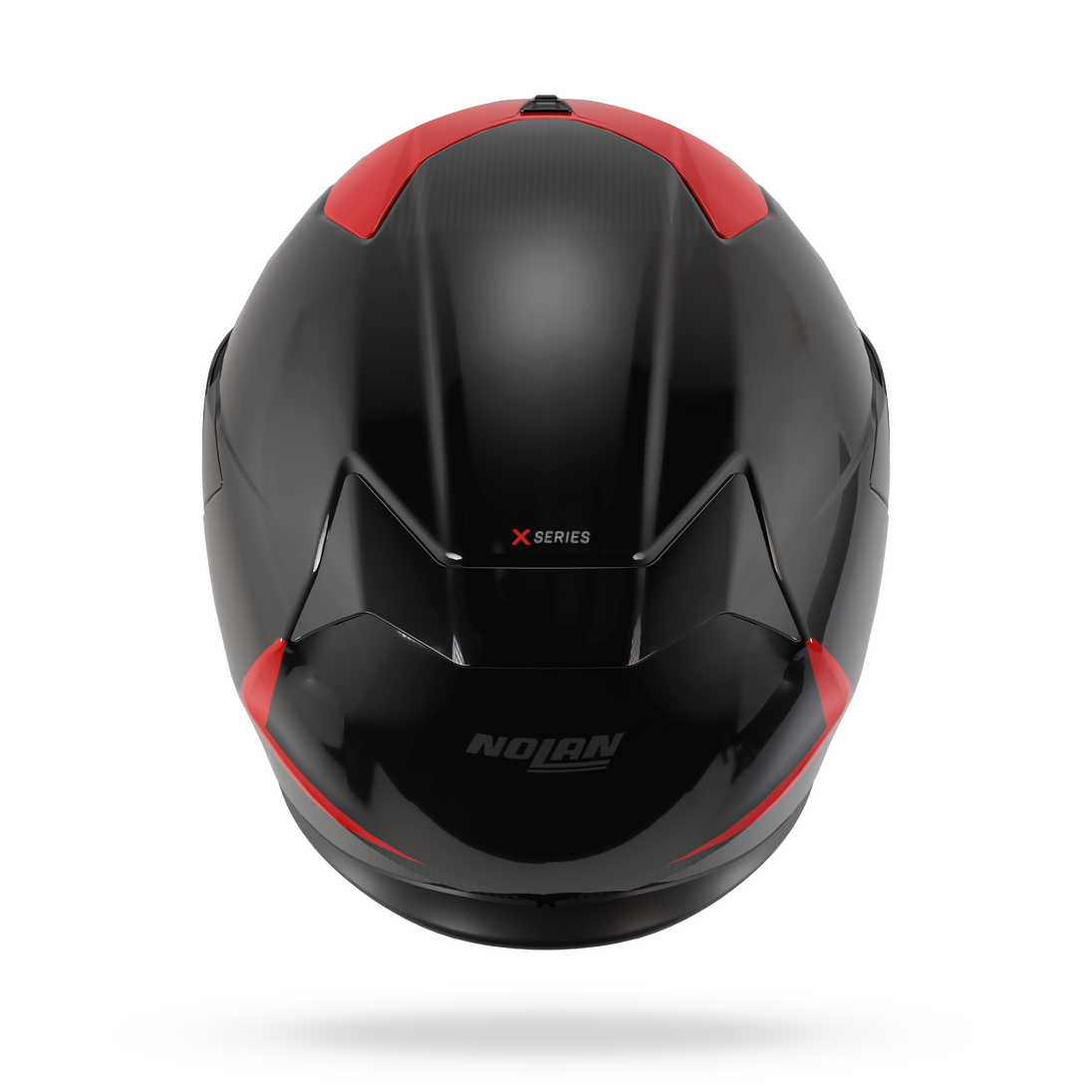 Nolan casco integrale X-904 ULTRA CARBON EMBLEMA Nero / Rosso - M