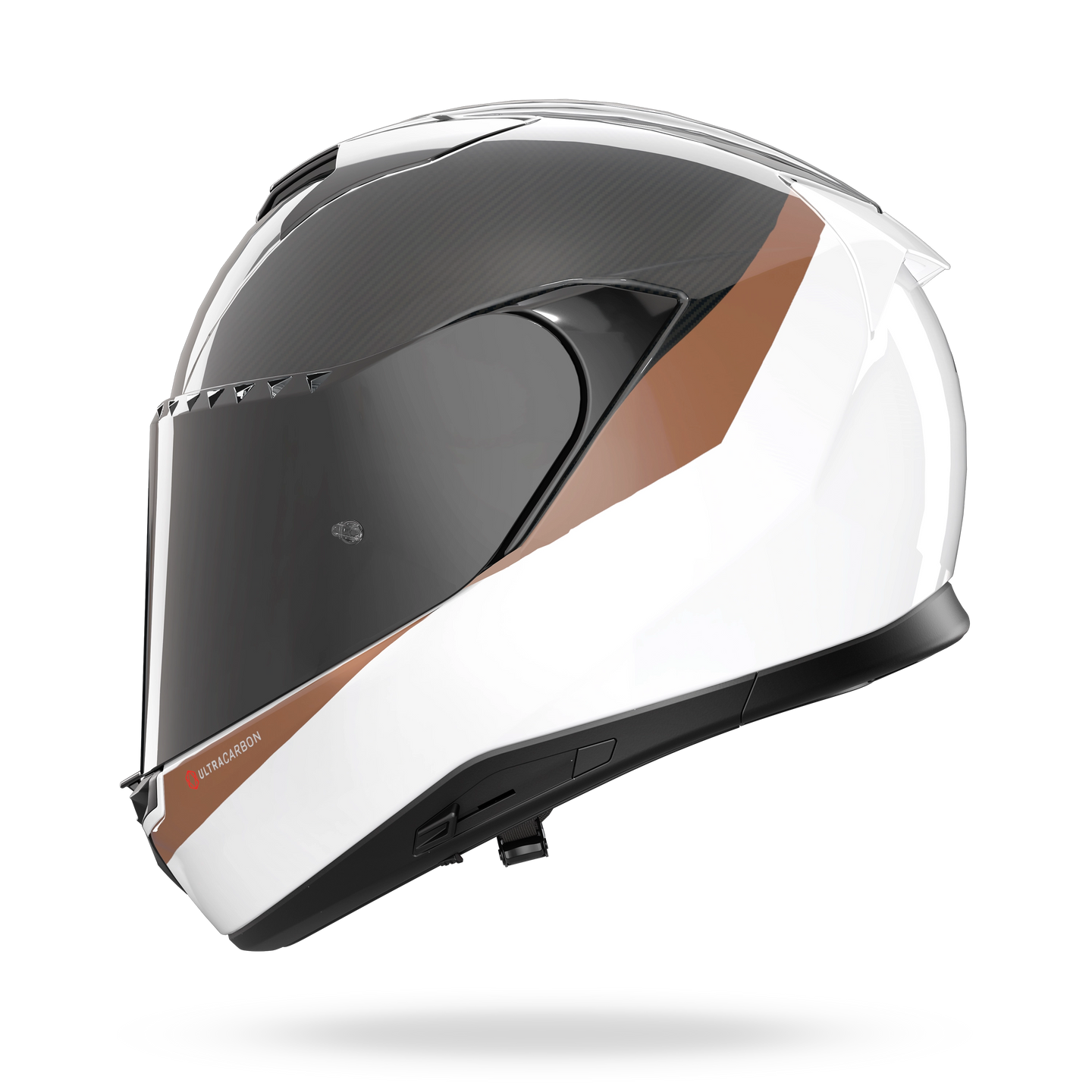 Nolan casco integrale X-904 ULTRA CARBON VERNICIATURA SPECIALE Bianco / Ocra