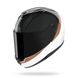 Nolan casco integrale X-904 ULTRA CARBON VERNICIATURA SPECIALE Bianco / Ocra - vista 3/4