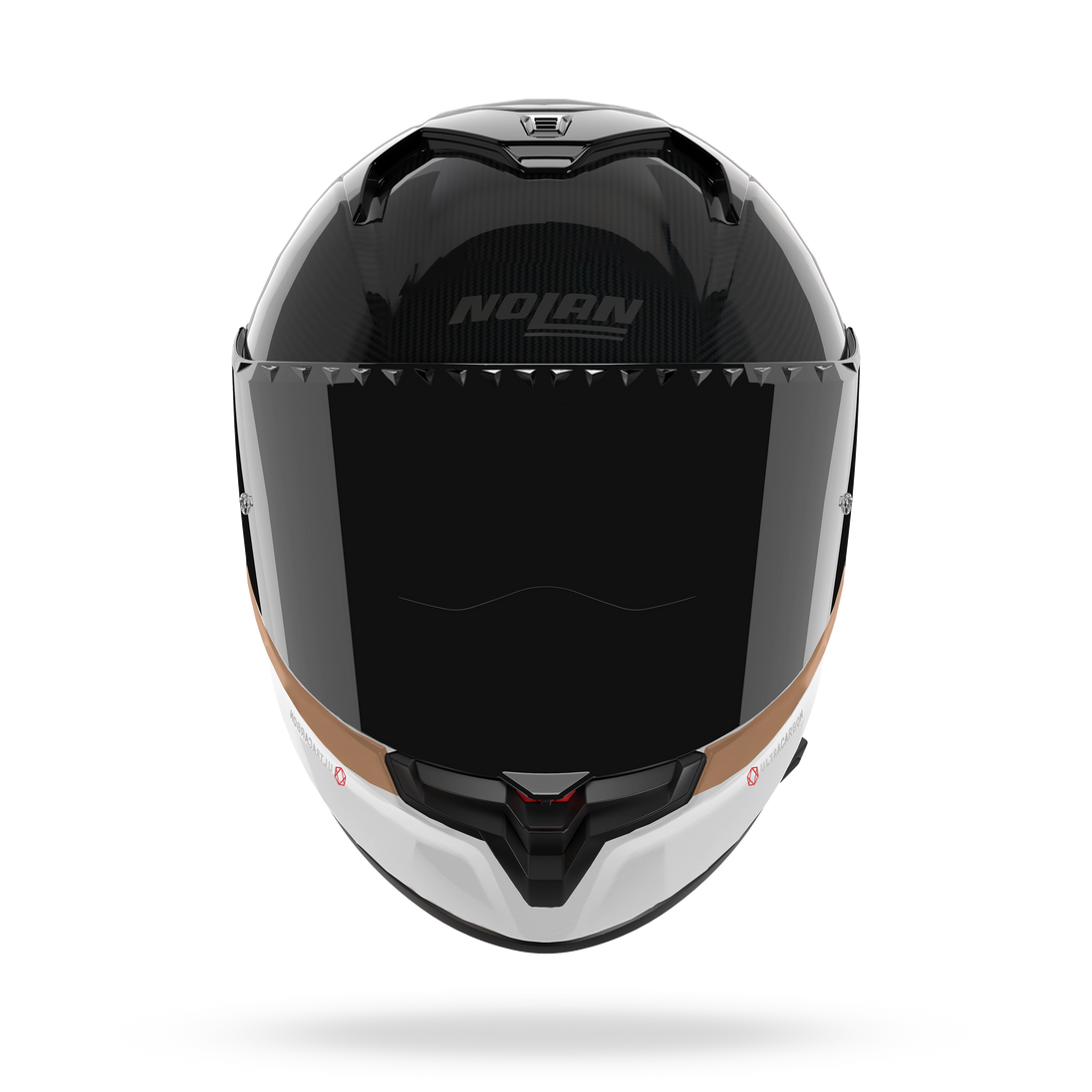Nolan casco integrale X-904 ULTRA CARBON VERNICIATURA SPECIALE Bianco / Ocra
