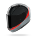 Nolan casco integrale X-904 ULTRA CARBON VERNICIATURA SPECIALE Grigio / Rosso - vista 3/4