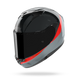 Nolan casco integrale X-904 ULTRA CARBON VERNICIATURA SPECIALE Grigio / Rosso - vista 3/4