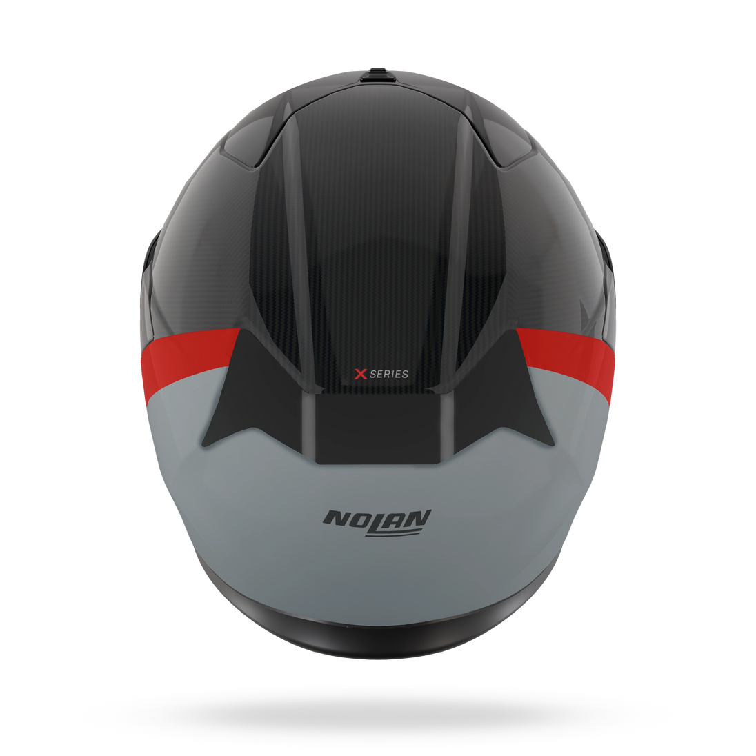Nolan casco integrale X-904 ULTRA CARBON VERNICIATURA SPECIALE Grigio / Rosso