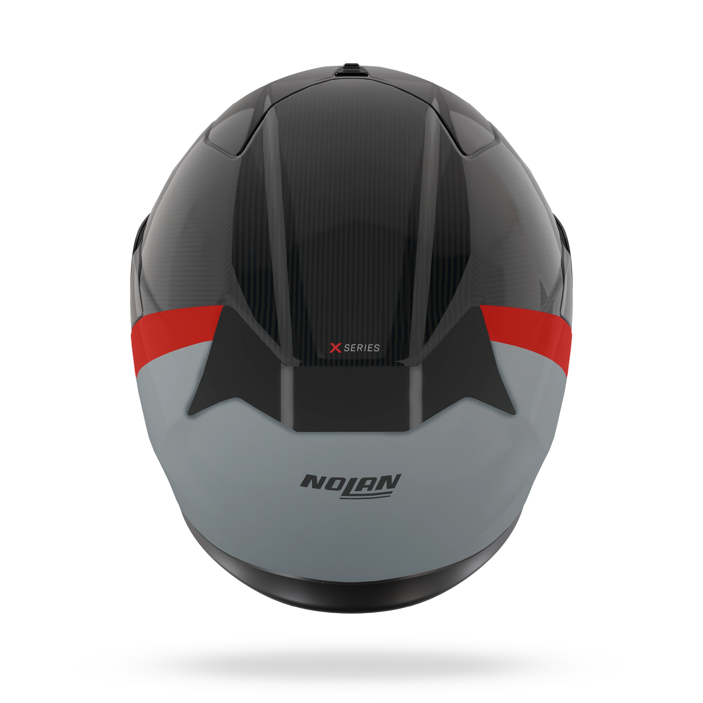 Nolan casco integrale X-904 ULTRA CARBON VERNICIATURA SPECIALE Grigio / Rosso