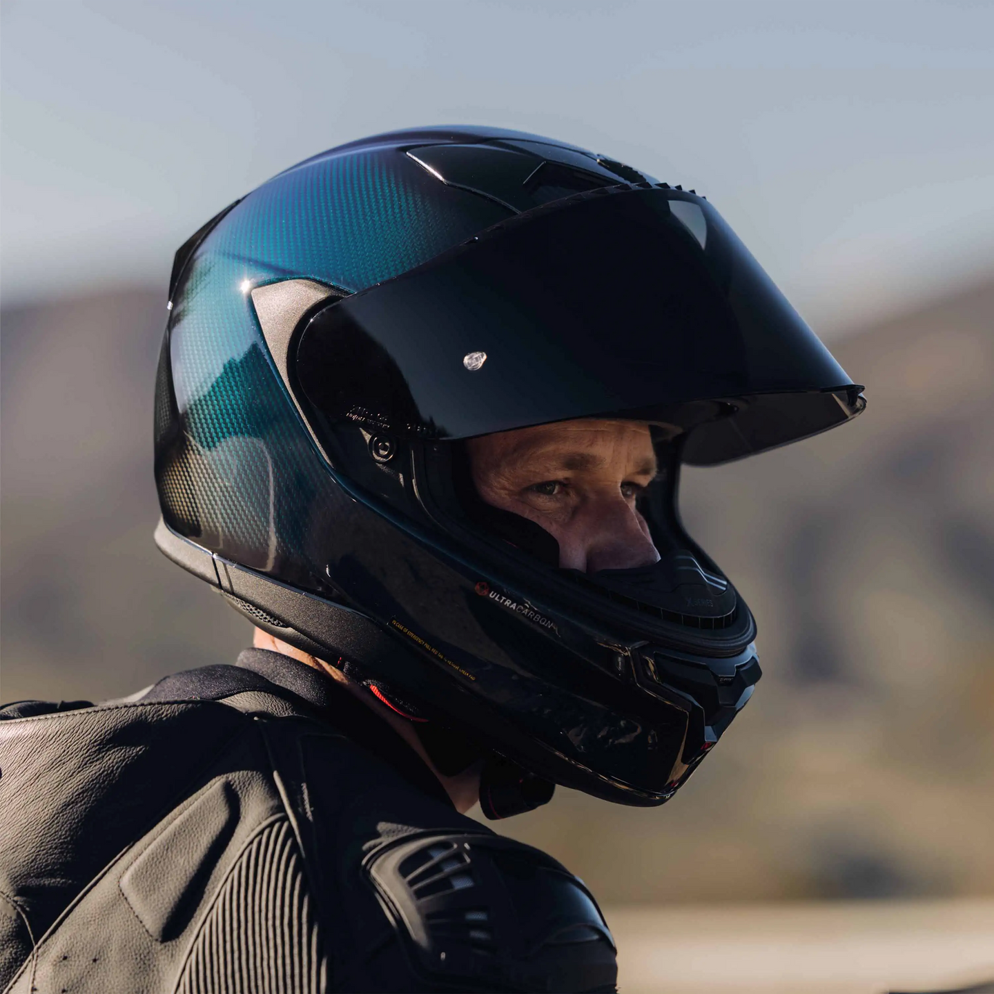 Nolan casco integrale X-904 ULTRA CARBON LIQUIDO Blu