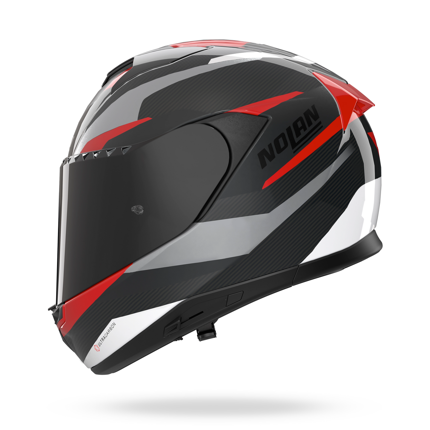 Nolan casco integrale X-904 ULTRA CARBON CALIBRO Carbon / Antracite / Rosso