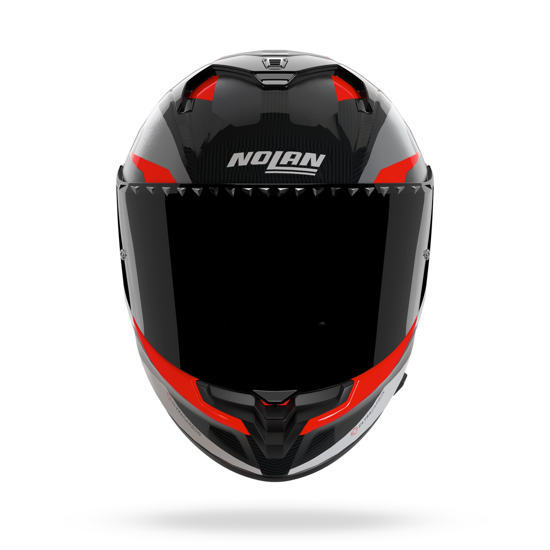 Nolan casco integrale X-904 ULTRA CARBON CALIBRO Carbon / Antracite / Rosso