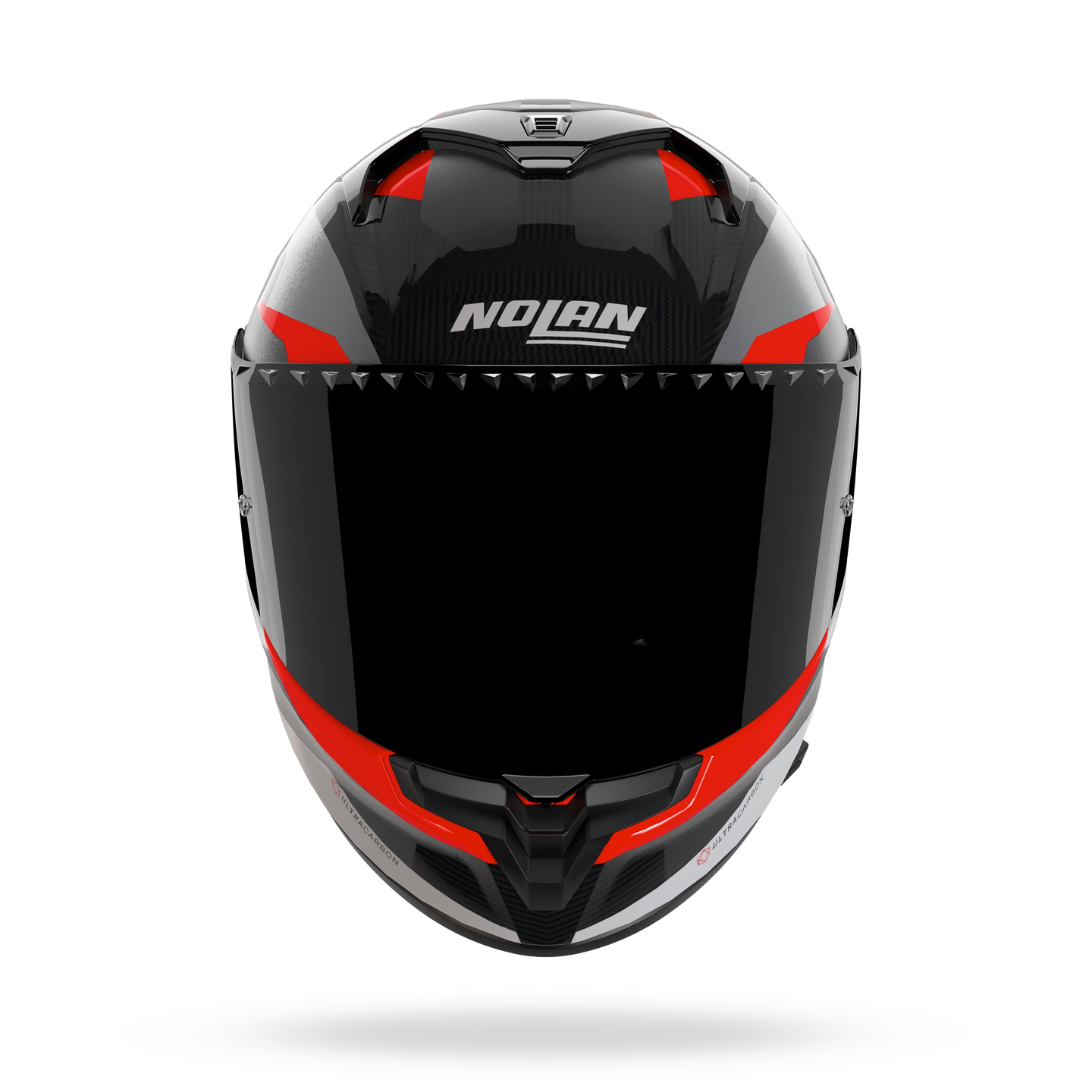 Nolan casco integrale X-904 ULTRA CARBON CALIBRO Carbon / Antracite / Rosso