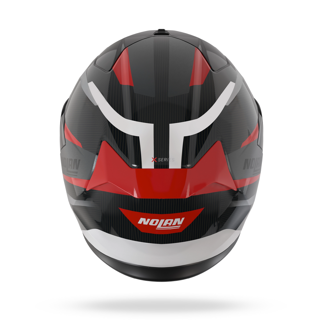 Nolan casco integrale X-904 ULTRA CARBON CALIBRO Carbon / Antracite / Rosso