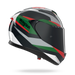 Nolan casco integrale X-904 ULTRA CARBON CALIBRO Argento / Verde / Rosso