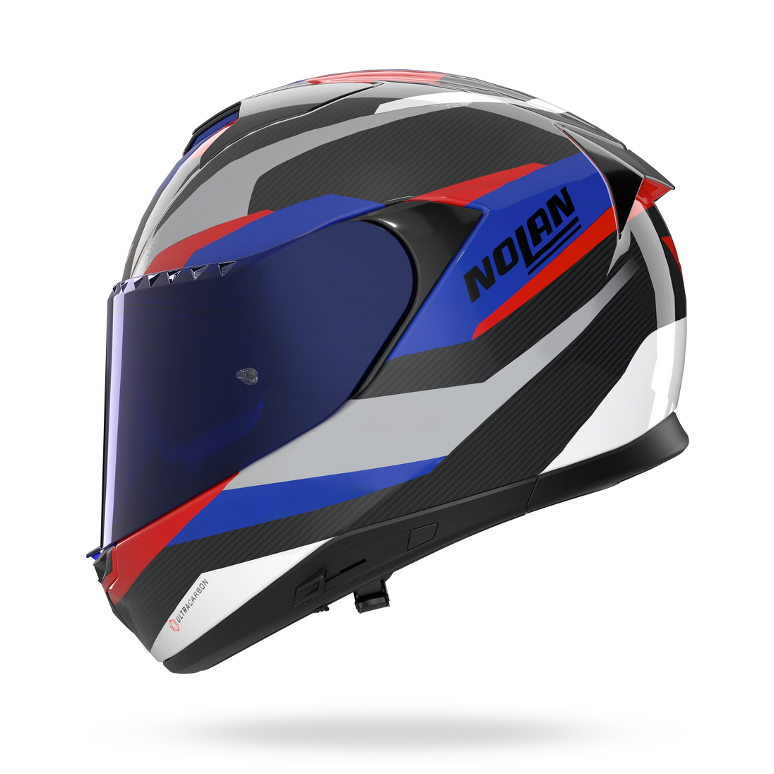 Nolan casco integrale X-904 ULTRA CARBON CALIBRO Antracite / Blu / Rosso